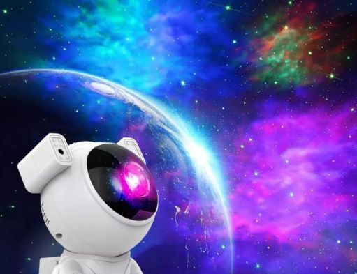 Laualamp iLike  LED projection star light astronaut SM4 White