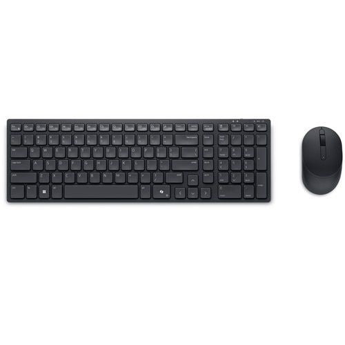 Компьютерная клавиатура Dell  | Silent Keyboard and Mouse | KM555 | Keyboard and Mouse Set | Wireless | Ukrainian (QWERTY) | Black | 2.4 GHz, Bluetooth 5.1 | Wireless connection