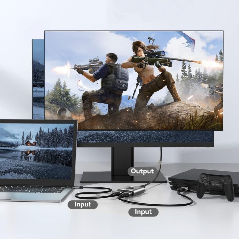 Другие товары Tech-Protect  Tech-Protect HB07 HUB Adapter 2in1 HDMI 4K 60HZ - gray