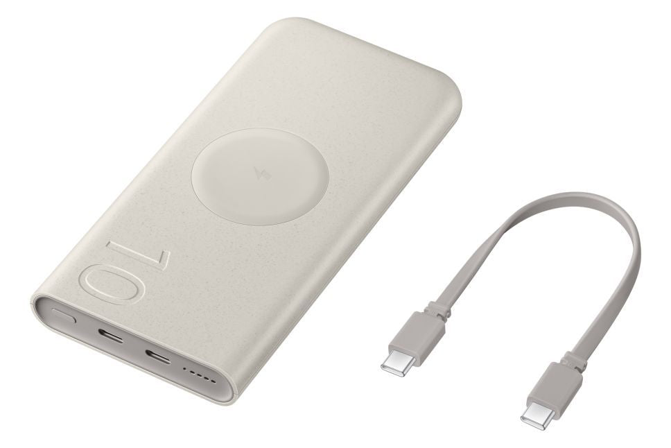 Power bank Samsung  U2510XUE Samsung 10Ah Wireless Battery Pack (SFC 25W), Beige