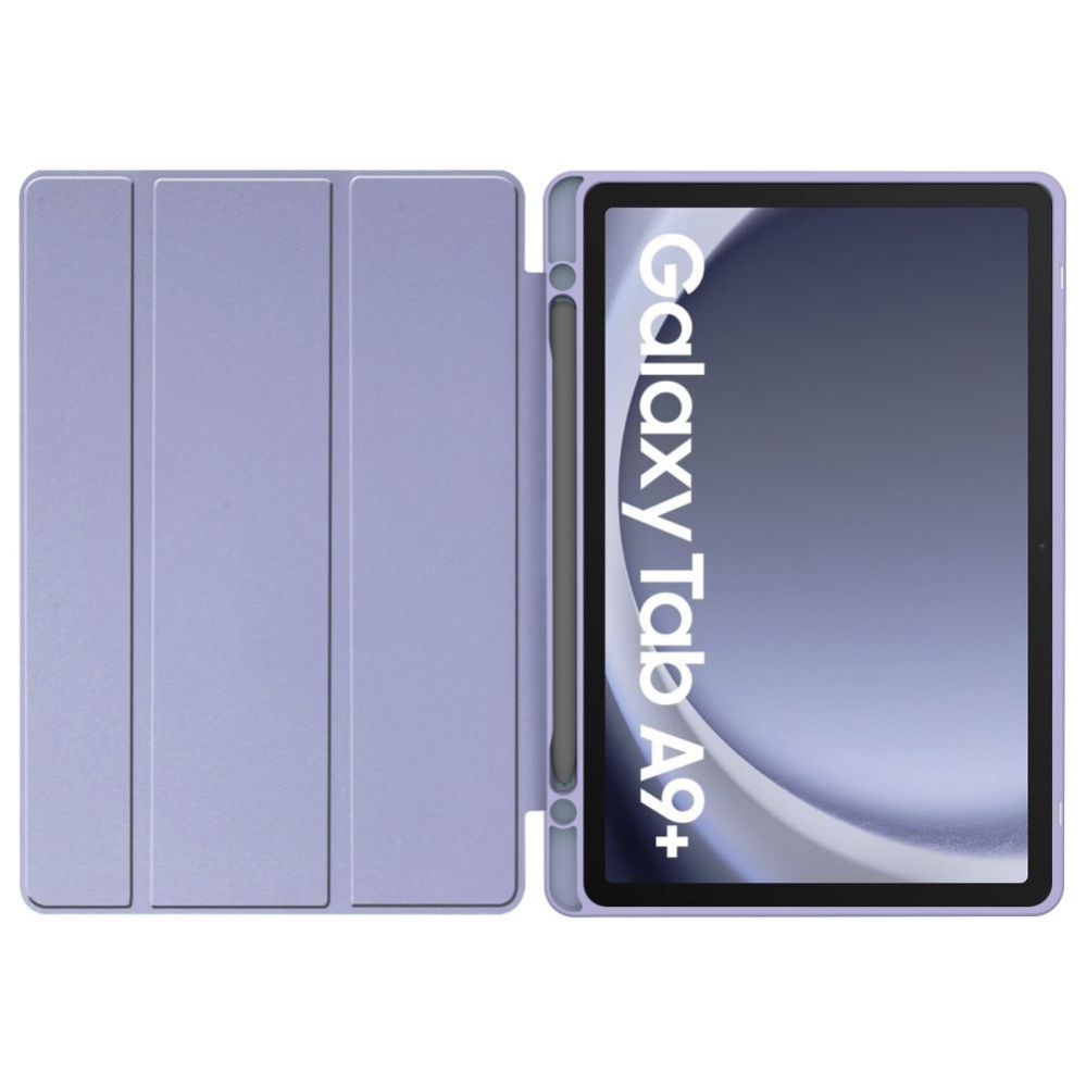 Kaaned Tech-Protect  Galaxy Tab A9 Plus 11 X210 / X215 / X216 SC Pen Hybrid Case Purple Marble
