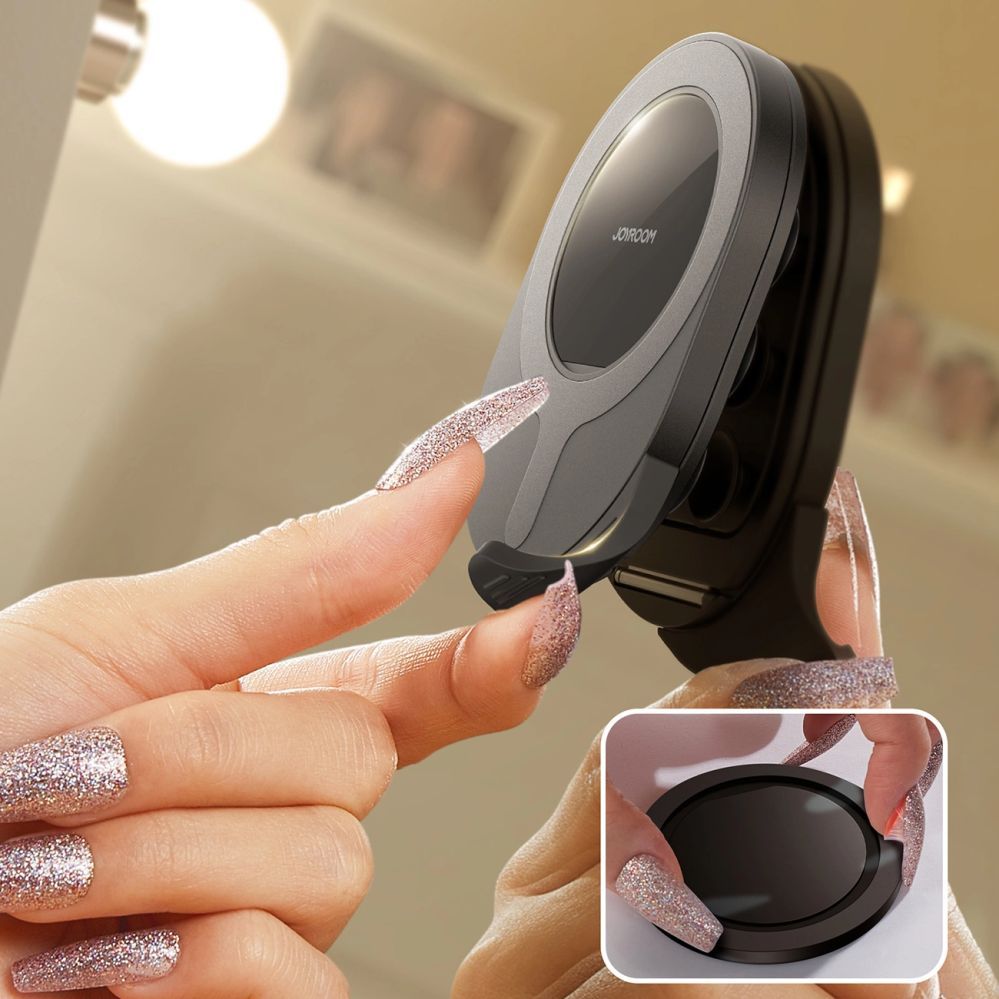 Авто держатель Joyroom  Joyroom JR-ZS418 Smartphone Holder with Stand and Suction Cups with MagSafe - Black