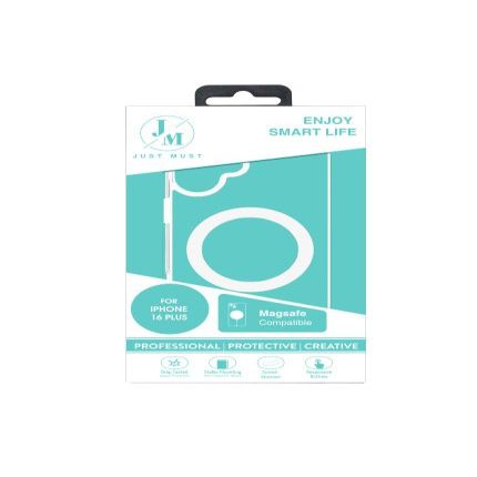 Tagakaaned Just Must  JM MAGSAFE CRYSTAL I for iPhone 16 Plus Clear