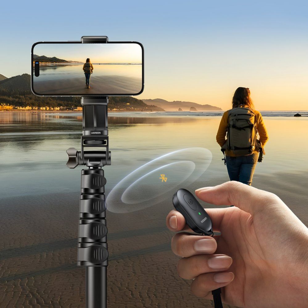 Kaameratarvik Ugreen  Ugreen LP680 selfie stick with stand and Bluetooth remote control 1.8m - black