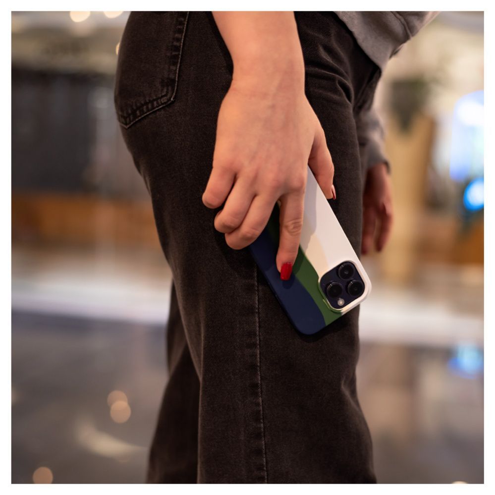 Чехол на заднюю панель Evelatus Apple iPhone 14 Pro Max Silicone case Multi-Colored Green