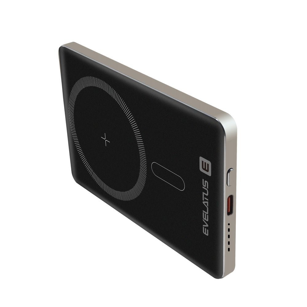 Внешний аккумулятор Evelatus  Evelatus PD20W 5000mAh Power Bank MagLink Elite With Wireless charging EVEP02PBME Grey