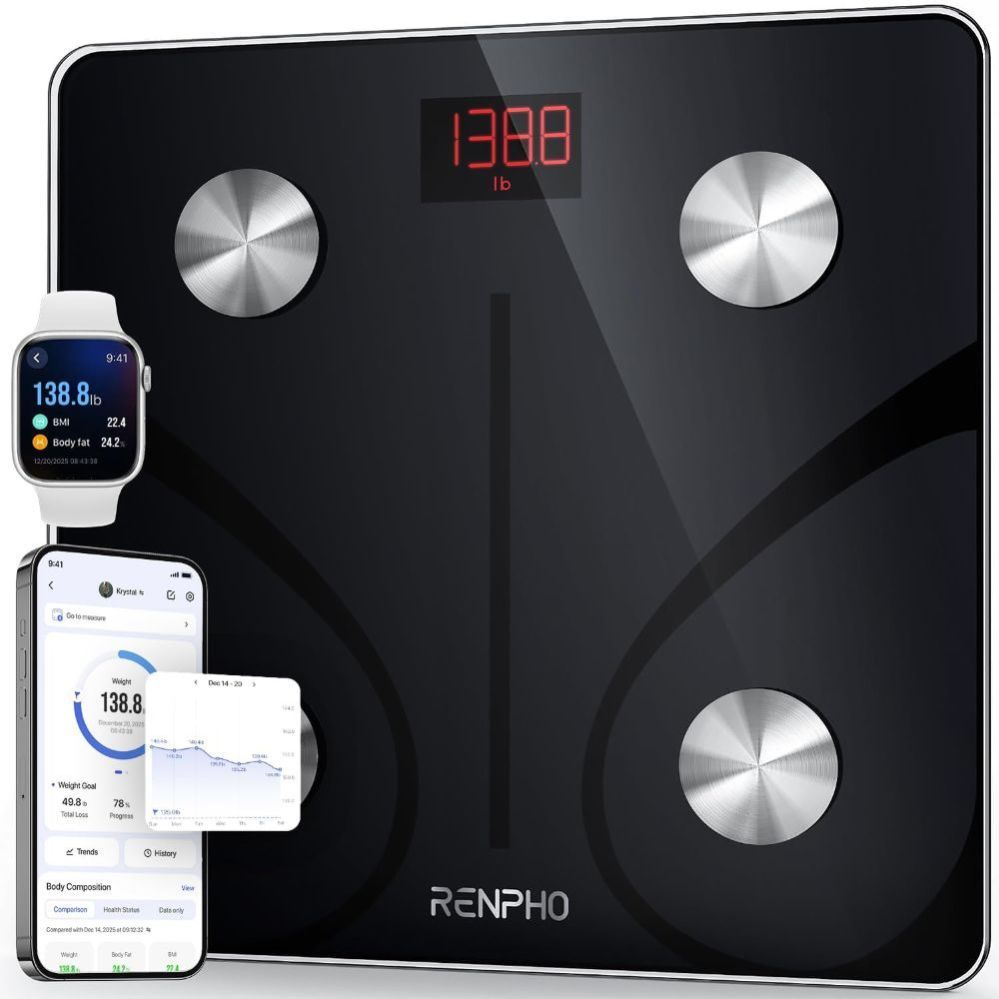 Kaalud renpho  RENPHO Elis 1 Smart Body Scale Black