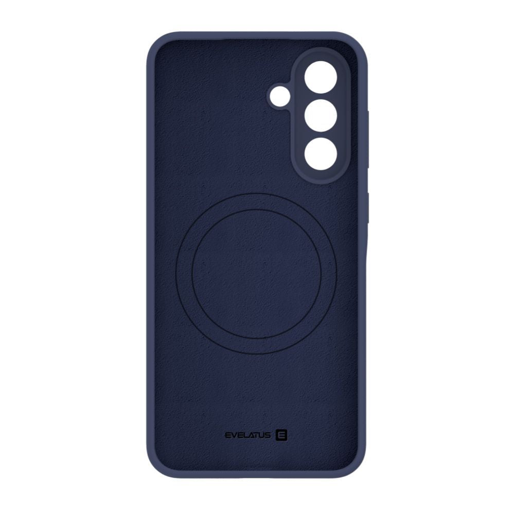 Чехол на заднюю панель Evelatus Samsung Galaxy A57 Premium Magnetic Soft Touch Silicone Case Midnight Blue