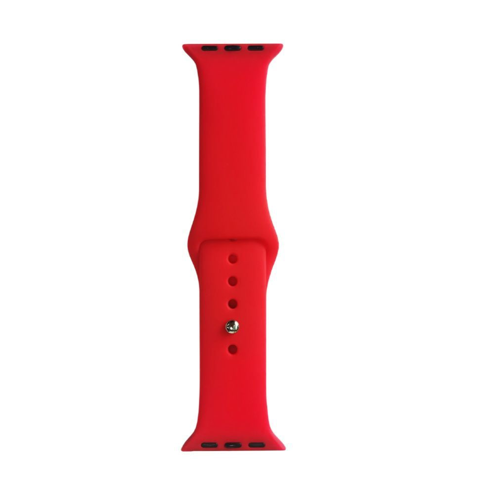 Rihm Evelatus  Evelatus Apple Watch 42/44/45mm Silicone Loop Watch Straps (140mm M/L) Red