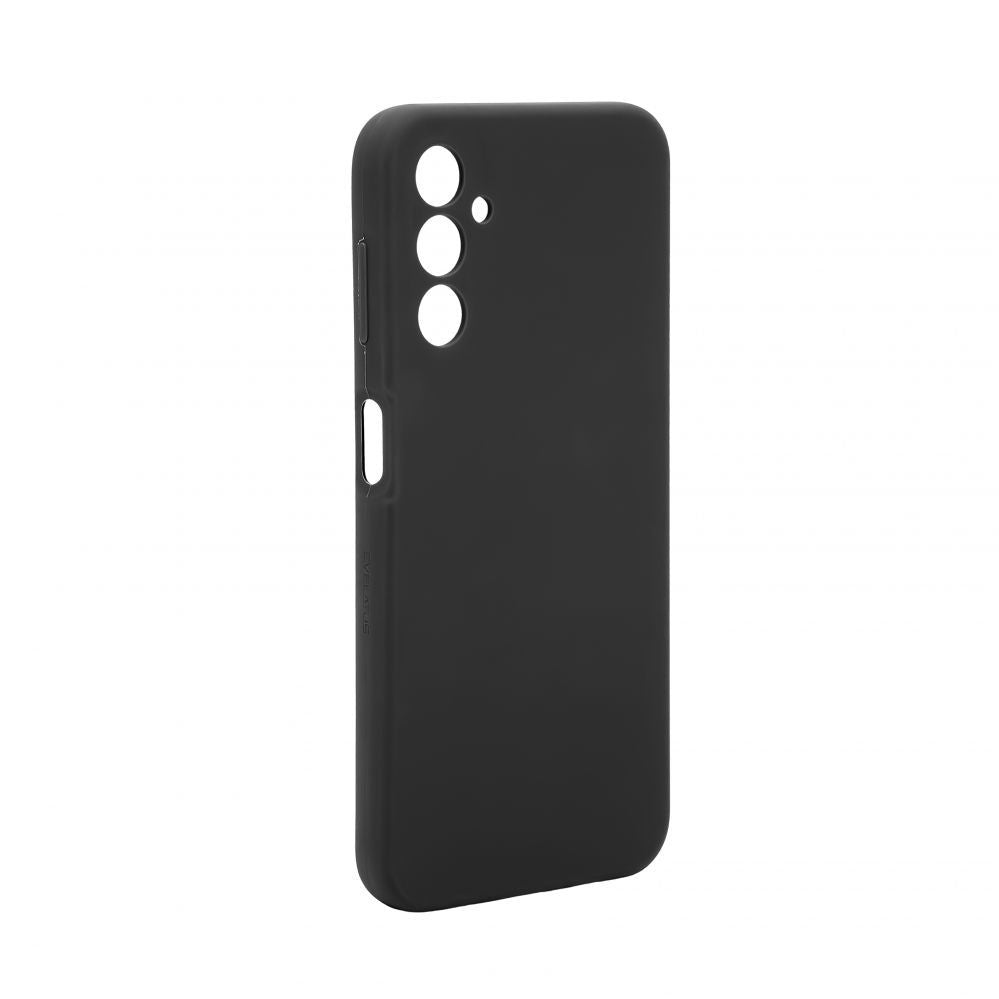 Back panel cover Evelatus Samsung Galaxy A14 5G Premium Soft Touch Silicone Case Black