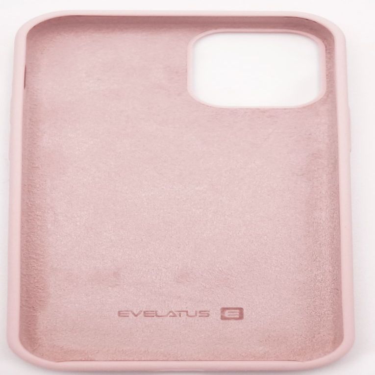 Back panel cover Evelatus Apple iPhone 12 Pro Max Premium Soft Touch Silicone Case Sand Powder