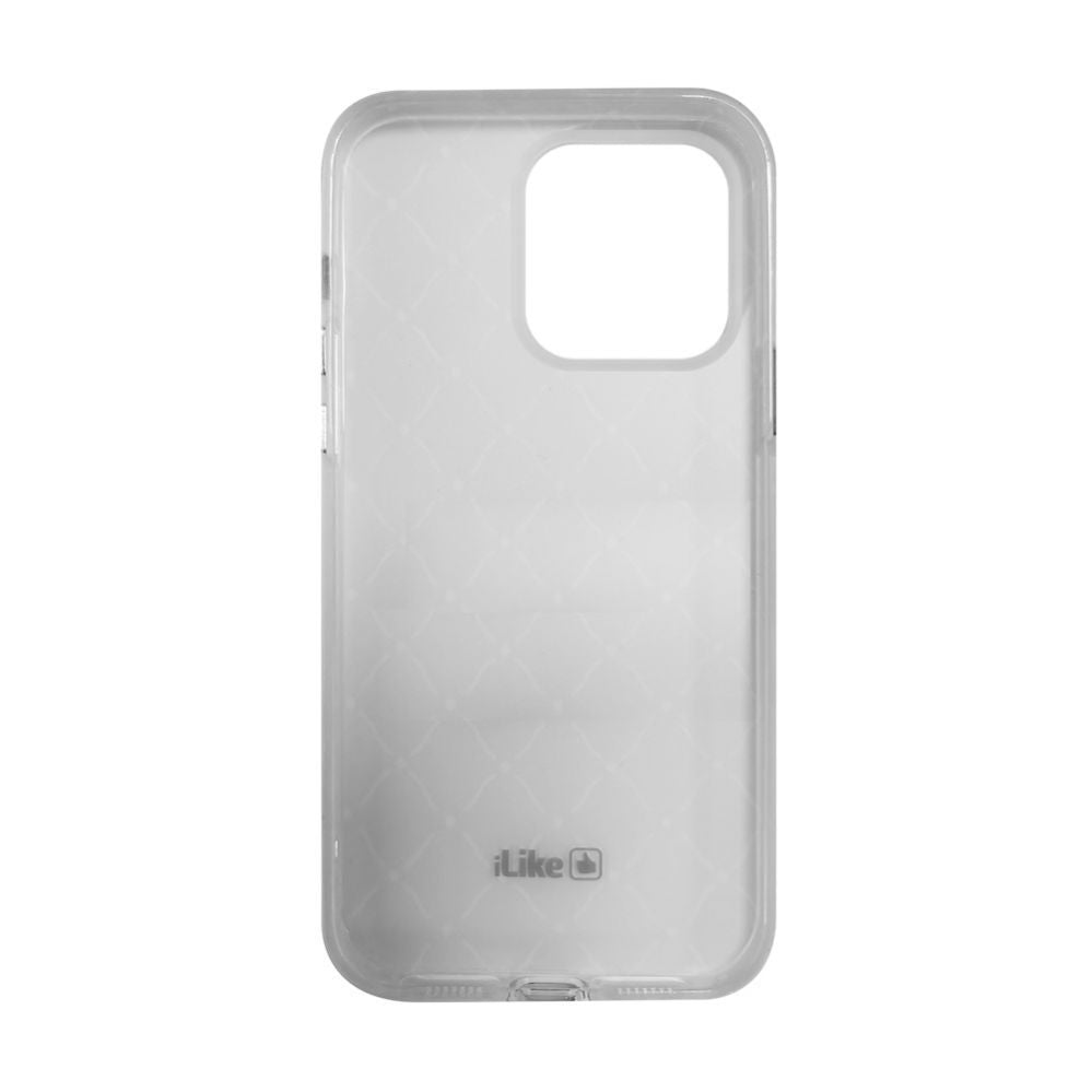 Back panel cover iLike Apple iPhone 13 Pro Max Cover Prowhite Customized Print Design Gray