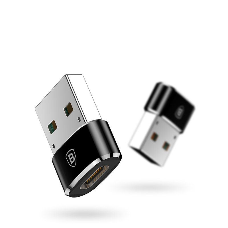 Кабель Baseus  Baseus Mini USB-C to USB-A adapter - black