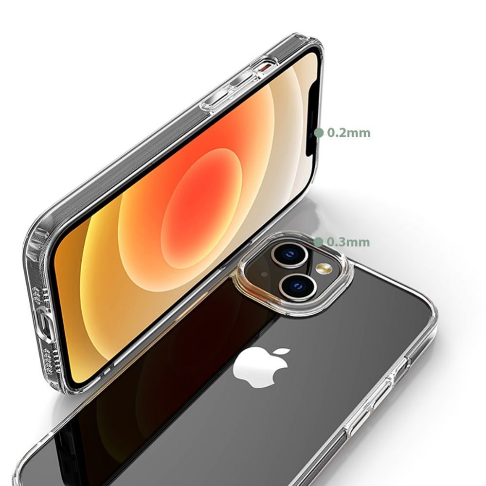 Back panel cover Tech-Protect  Tech-Protect FlexAir Hybrid iPhone 11 Case - Clear