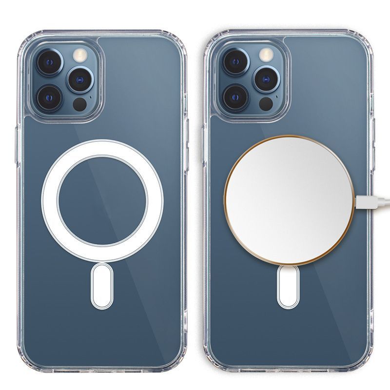Back panel cover iLike - Anti Shock 1,5 mm Mag case for Samsung Galaxy A17 4G / A17 5G transparent big hole
