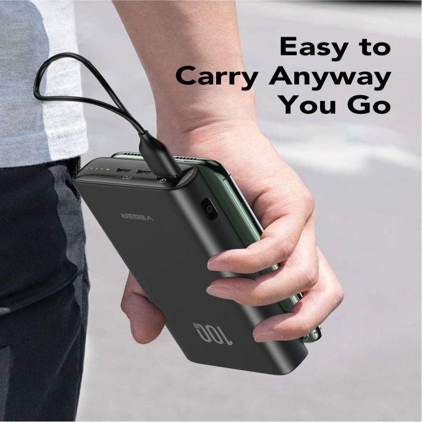 Power bank Veger  Powerbank Veger T100 (W2032C-100) PD QC3.0 5A 100W 20000 mAh black