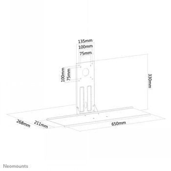 Кронштейн для телевизора NEOMOUNTS BY NEWSTAR  NEOMOUNTS BY NEWSTAR KEYBOARD- & MOUSE HOLDER (WIDTH: 65 CM) VESA 75X75