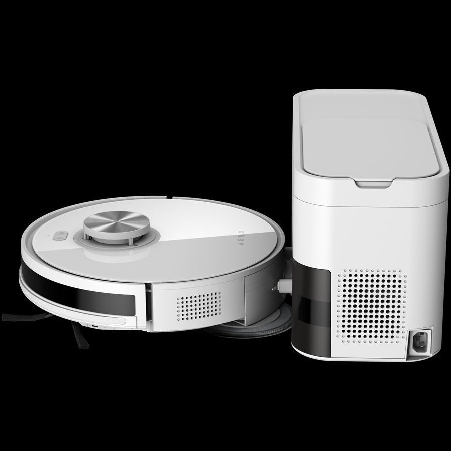 Vacuum cleaner AENO  Robot Cleaner w/Dust Collector, white, 2in1 and dust tank, 4000pa, 3200mAh battery