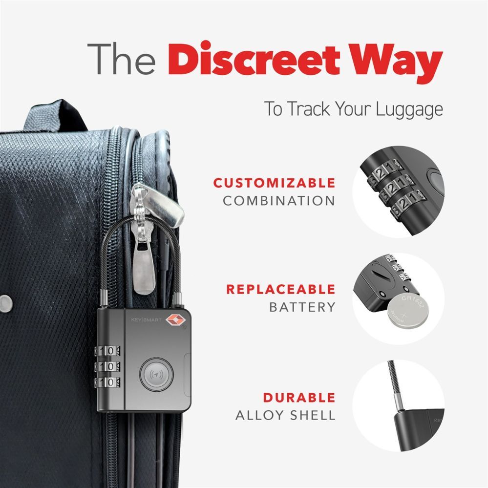 Other goods keysmart  KEYSMART SmartLock; TSA Approved Find My Lock, Black