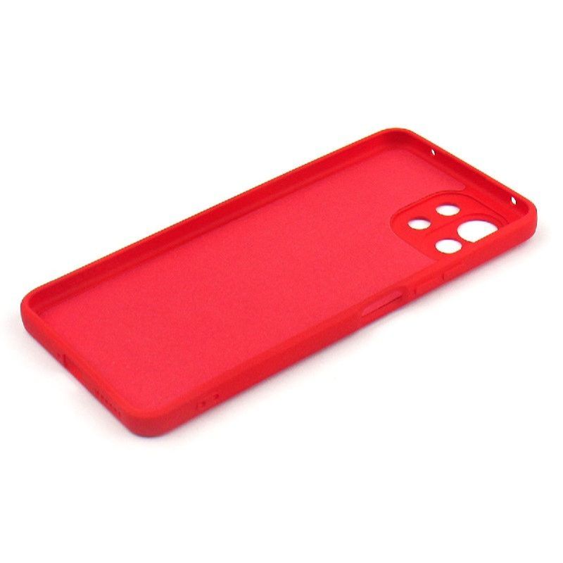 Back panel cover Evelatus Xiaomi Mi 11 Lite/11 Lite 5G/11 Lite 5G NE Nano Silicone Case Soft Touch TPU Red