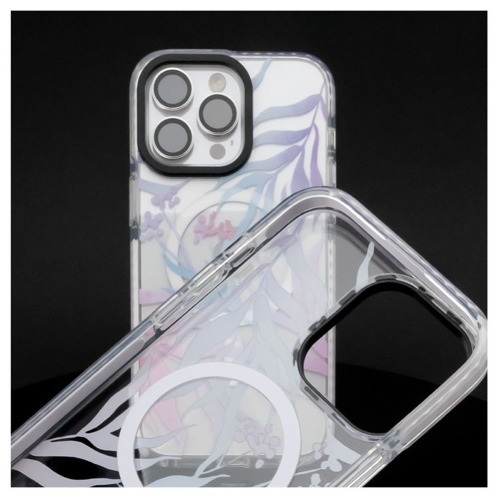 Чехол на заднюю панель Evelatus Apple iPhone 15 Pro Max PC+TPU With MagSafe Customized Print Flower