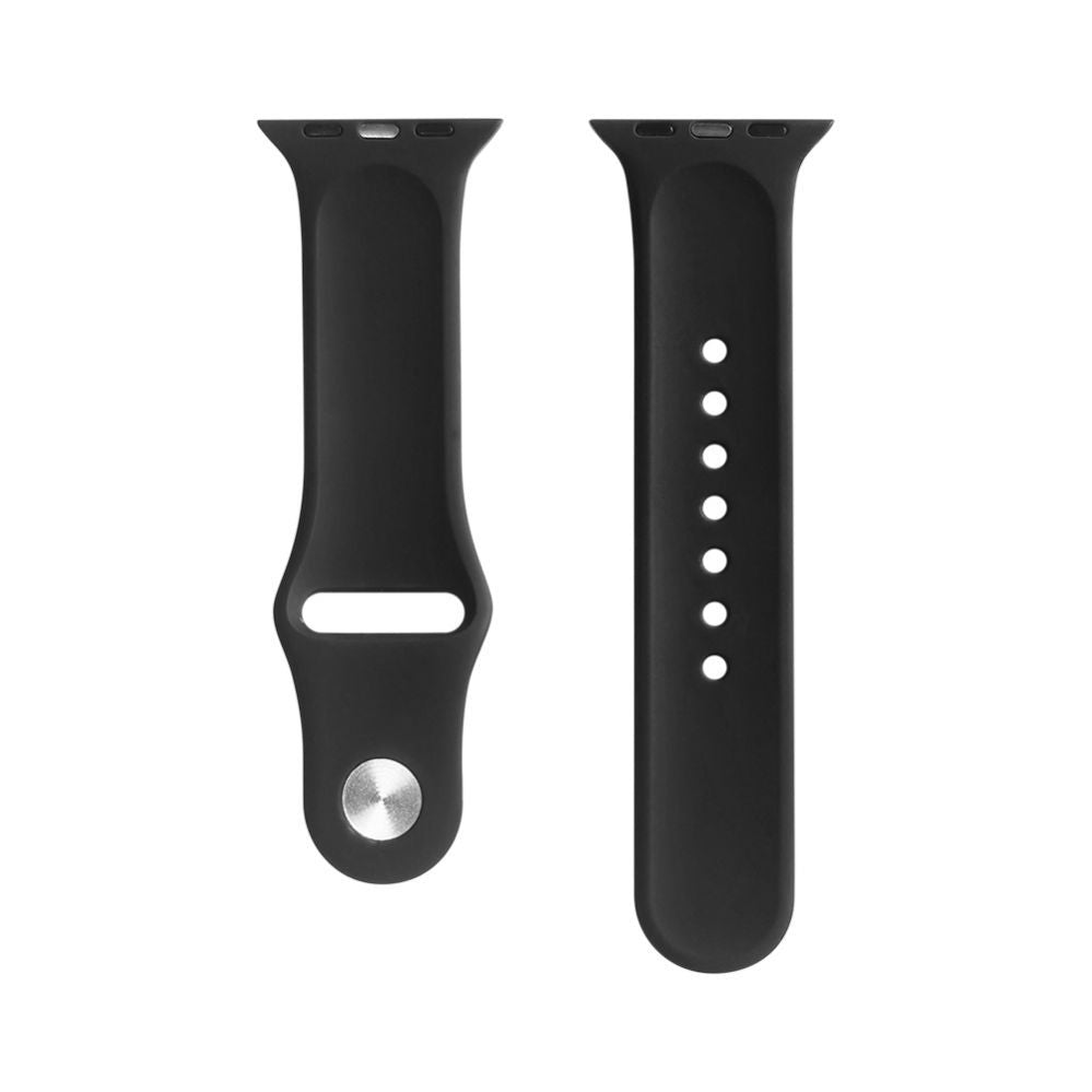 Evelatus Strap Apple Watch 38/40/41mm Silicone Loop Watch Straps (110mm S/M) Black