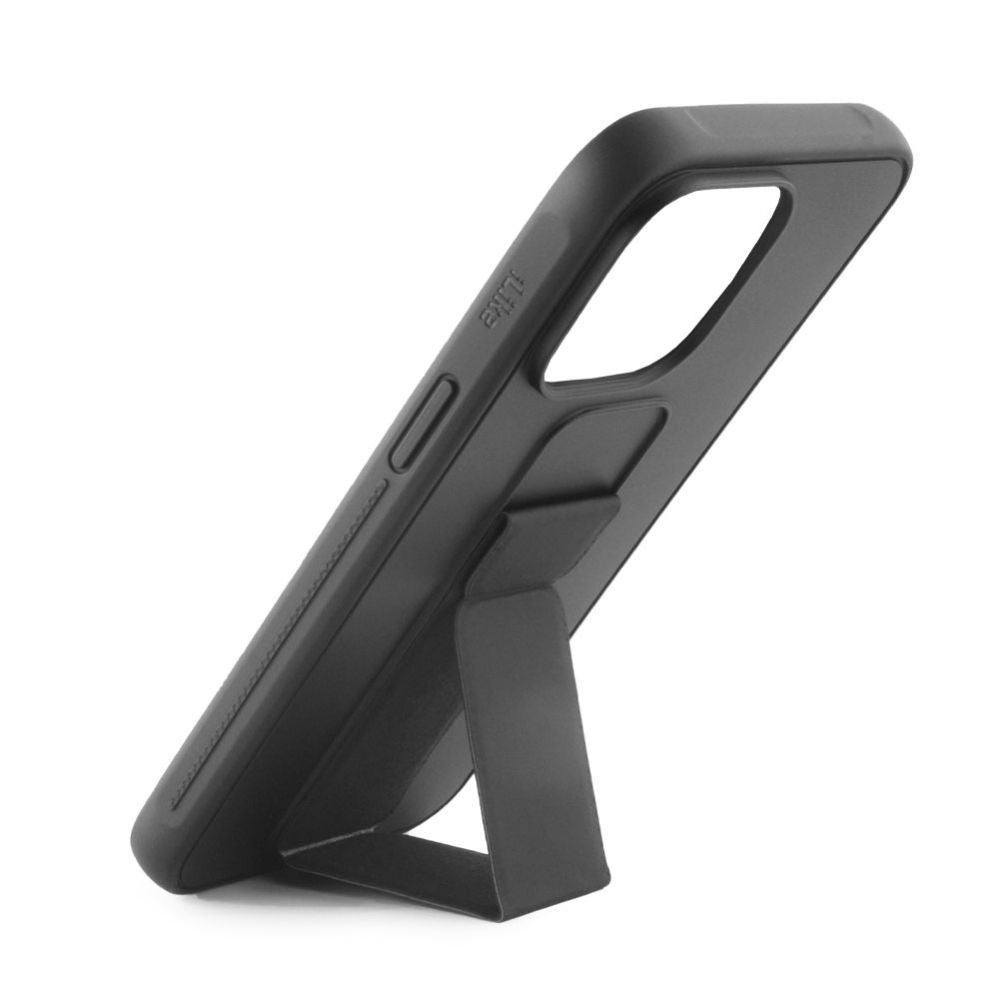 Чехол на заднюю панель iLike Apple iPhone 15 Silicone Case with stand Black