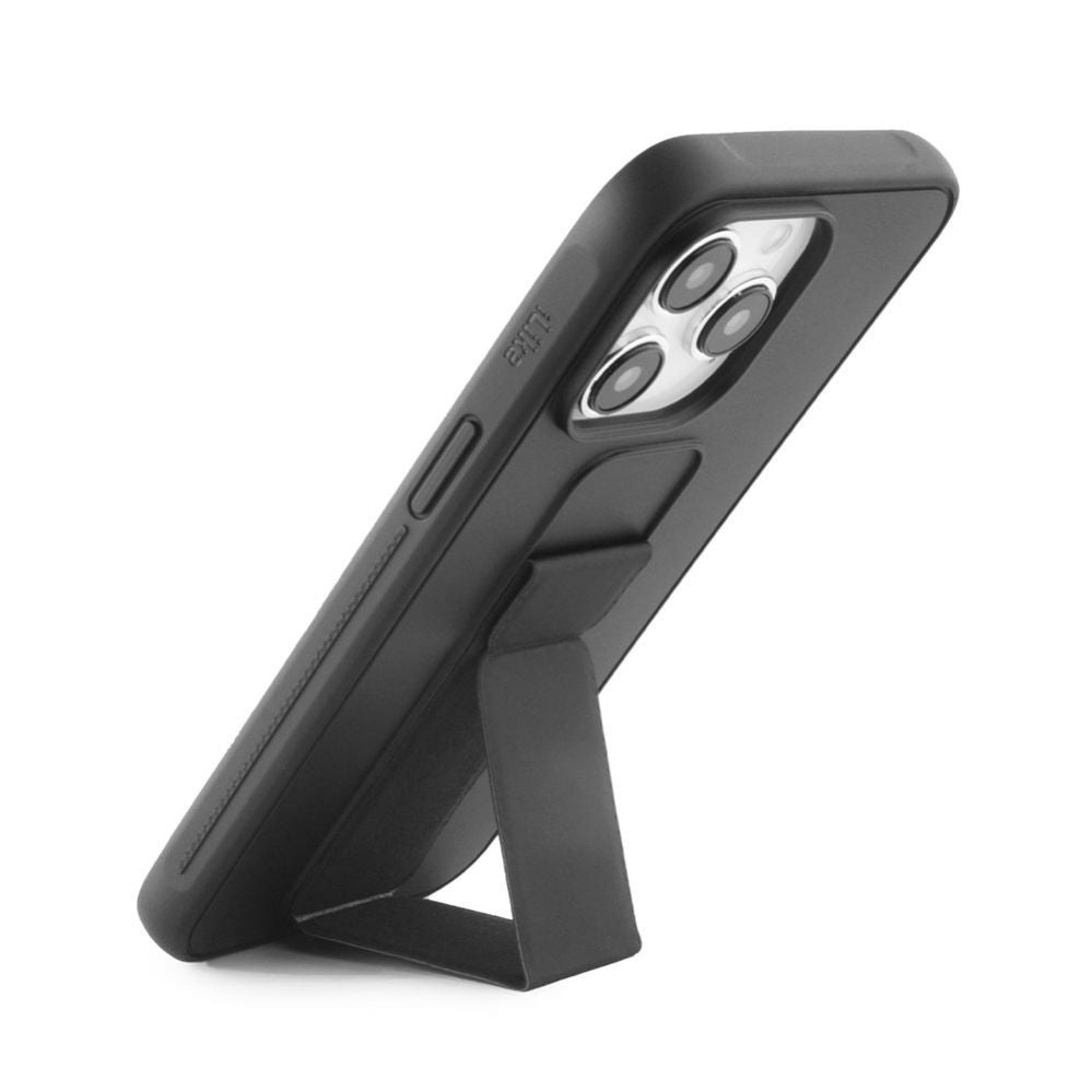 Чехол на заднюю панель iLike Apple iPhone 14 Pro Silicone Case with stand Black