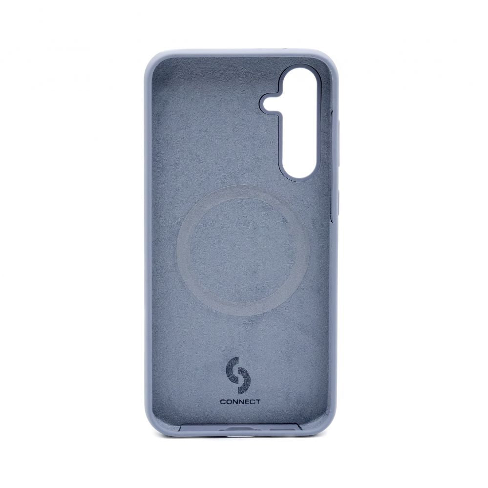 Чехол на заднюю панель Connect Samsung Galaxy S23 FE Premium Quality Magnetic Soft Touch Silicone Case Lavender Gray