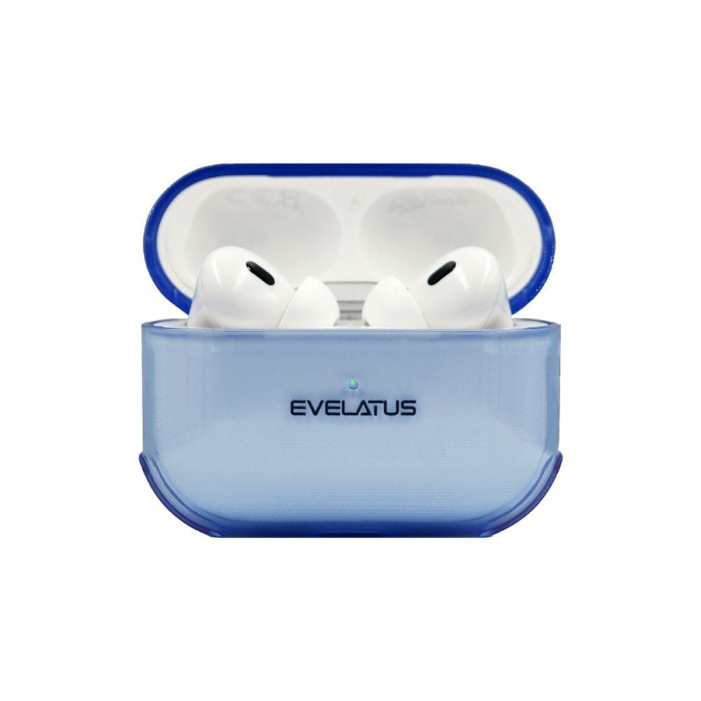 Headphone case Evelatus Apple AirPods Pro TPU Protective Case Transparent Blue