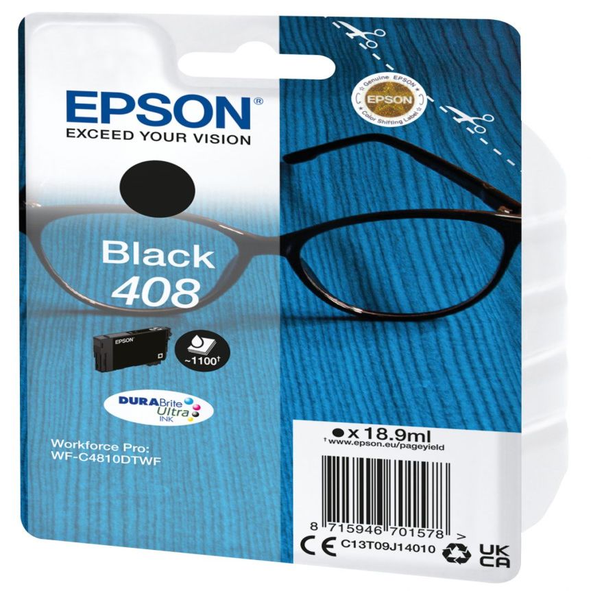 Printer accessories EPSON  DURABrite Ultra 408L Ink cartrige, Black