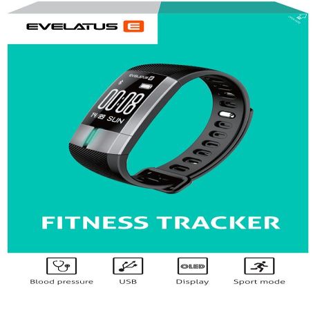 Fitness käevõru Evelatus - Fitness Tracker EFT01 Black