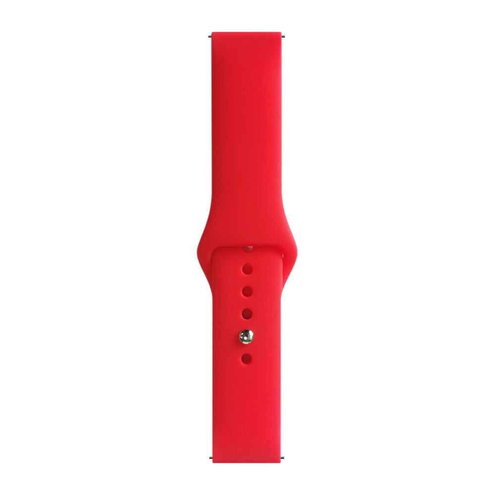 Rihm Evelatus  Evelatus Watch 22mm Silicone Loop Watch Straps (130mm M/L) Red
