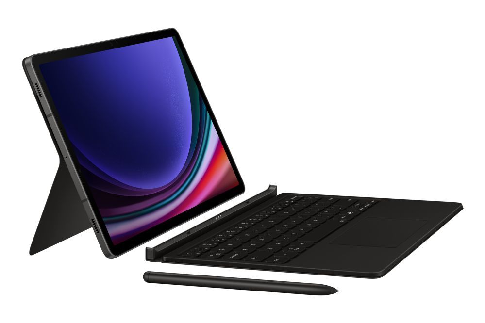 Чехол книжка Samsung  DX725UB Book Cover Keyboard Samsung Galaxy Tab S9/S9 FE/S10 FE/S10 Lite, Black