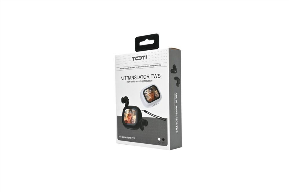 Проводные наушники Toti  Toti TWS AI Translator ST25, Black