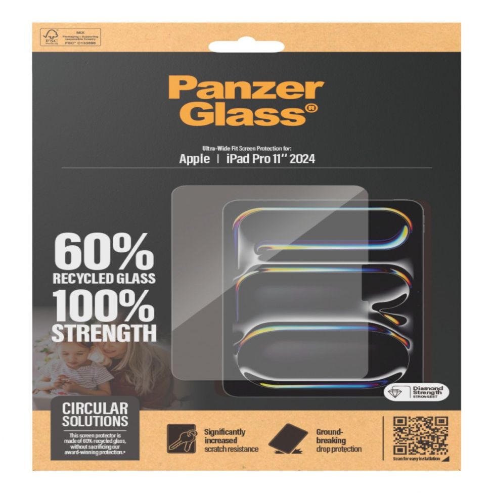 Защитное стекло PanzerGlass  Screen Protector iPad Pro 11" 2024 | Ultra-Wide Fit