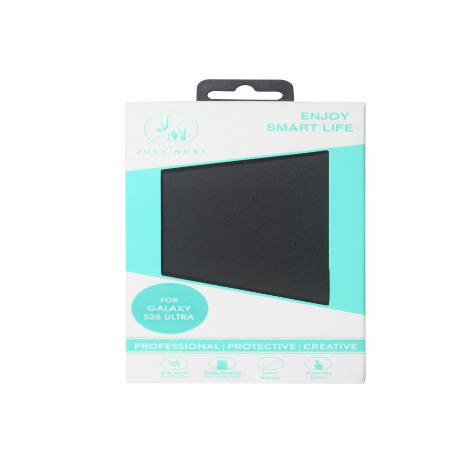 Чехол на заднюю панель Just Must  JM STAND FLIP CASE for Galaxy S26 Ultra Black