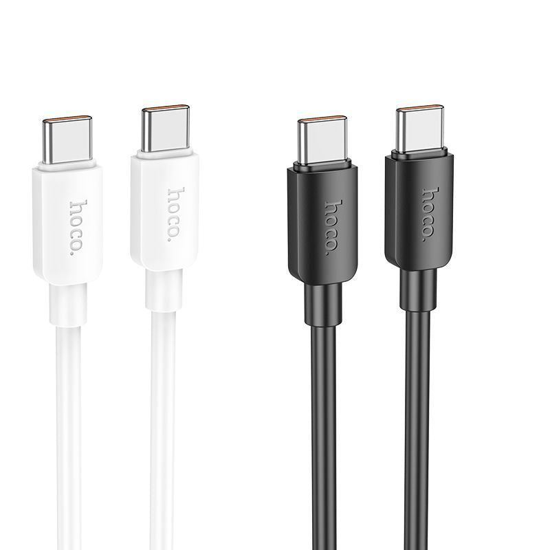 Кабель Hoco  Cable USB C to USB C Hoco PD 6A 100W 1 m X96 black