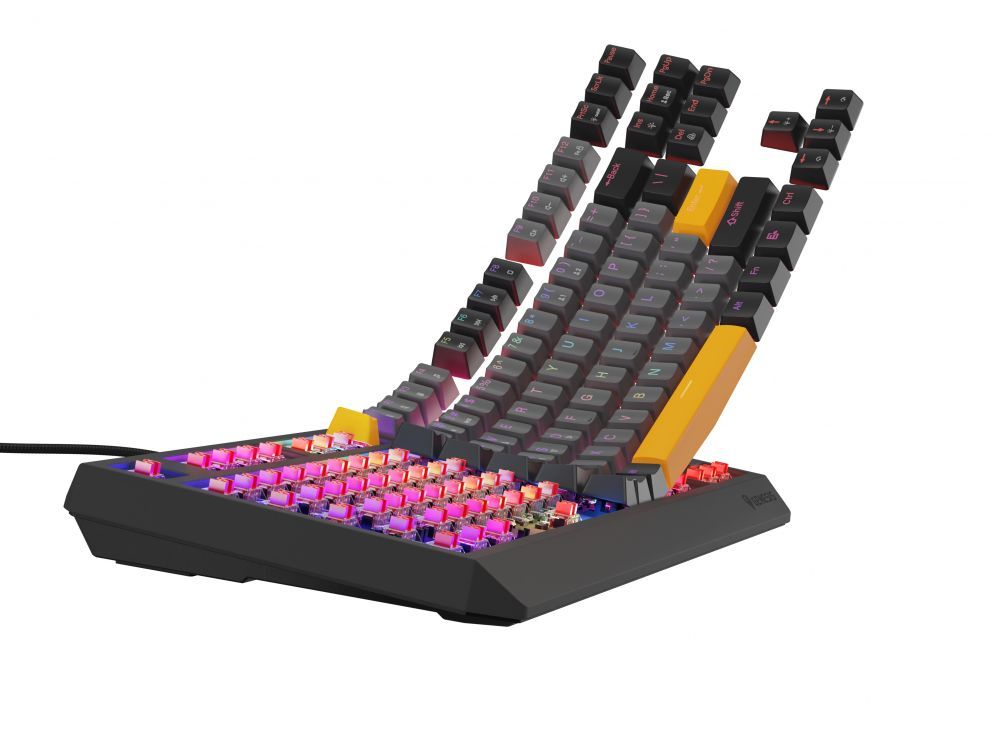 Компьютерная клавиатура Genesis  THOR 230 | Mechanical Gaming Keyboard | Wired | US | Anchor Gray Negative | USB Type-A | Outemu Red