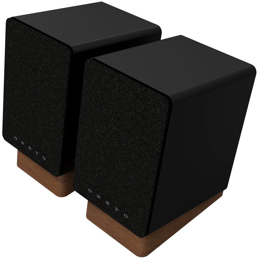 Record players ONKYO  Onkyo Creator Series GX-10DB Powered Speakers, Black, pair
