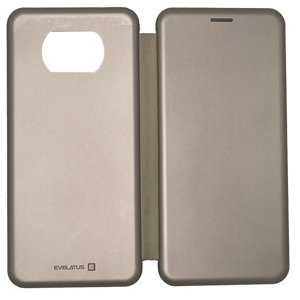 Kaaned - kaaned Evelatus Xiaomi Poco X3/X3 NFC/X3 Pro Book Case Gold