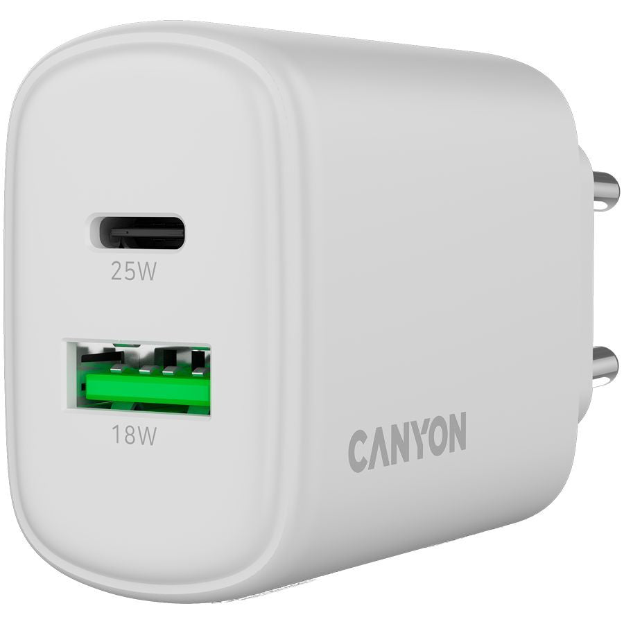 Adaptrid Canyon  CANYON charger OnCharge 250 25W 1xPD 1xQC EU White