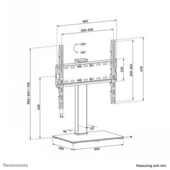 Кронштейн для телевизора NEOMOUNTS BY NEWSTAR  NEOMOUNTS TV DESK STAND 32-55” (BASE)