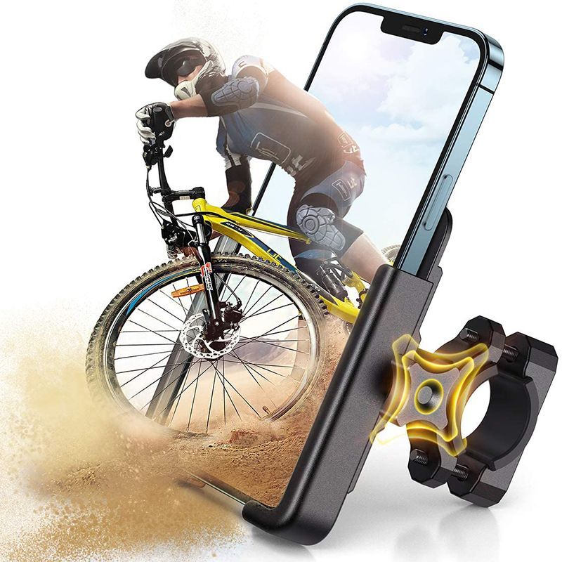 Аксессуар для велосипеда Wozinsky  Wozinsky metal bicycle phone holder, scooters black (WBHBK3)