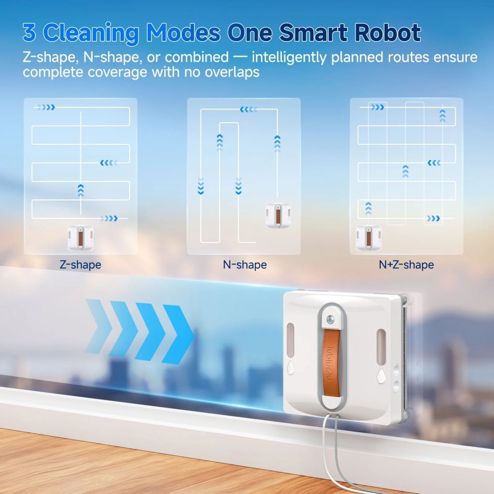 Vacuum cleaner Lubluelu  Lubluelu CHYW201 Smart Window Cleaning Robot