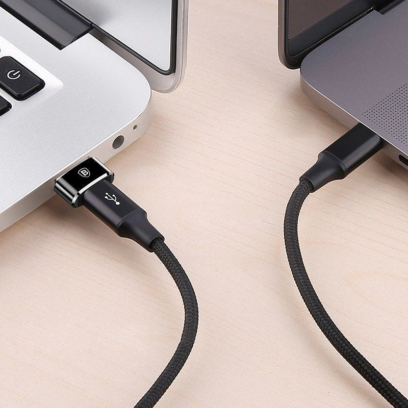 Кабель Baseus  Baseus Mini USB-C to USB-A adapter - black