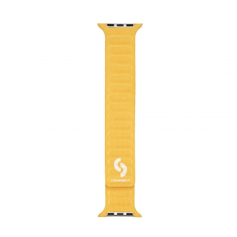 Ремешок Connect  Watch 38/40/41mm Fine woven twill magnetic chain Watch Straps Yellow
