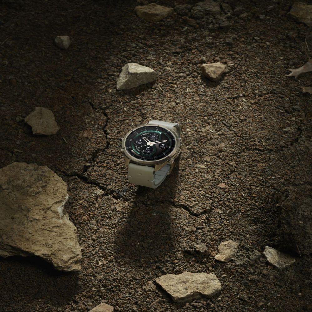 Nutikell Garmin  Fenix 9 Pro – 43mm
Autumn Gold Titanium with Cream/French Grey Silicone Band