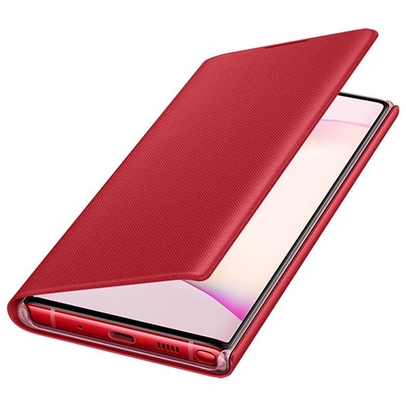 Чехол книжка Samsung  Galaxy Note 10 LED View Cover Red