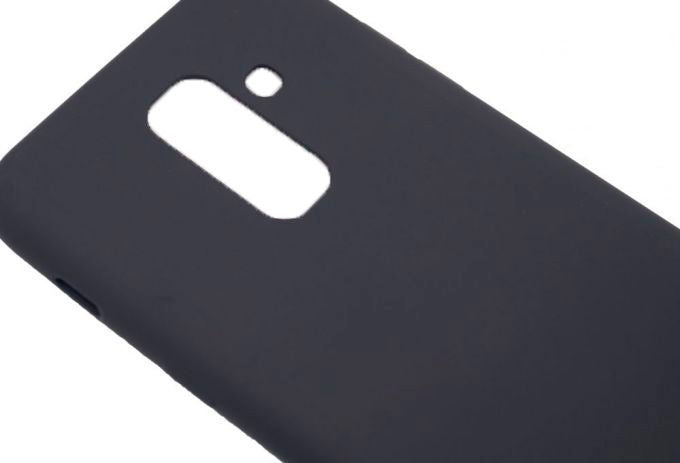 Tagakaaned Evelatus Samsung Galaxy A6 Plus 2018 Nano Silicone Case Soft Touch TPU Black
